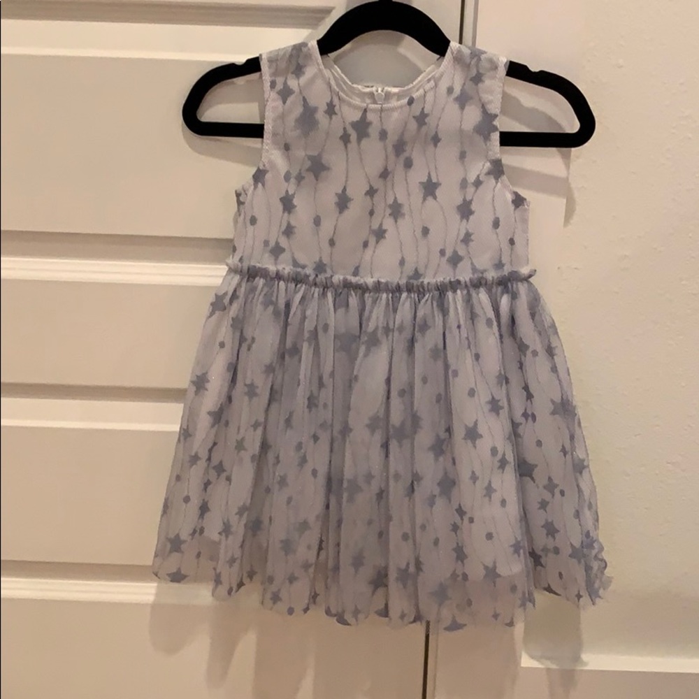 Pippa & Julie blue sparkly tulle dress 2t